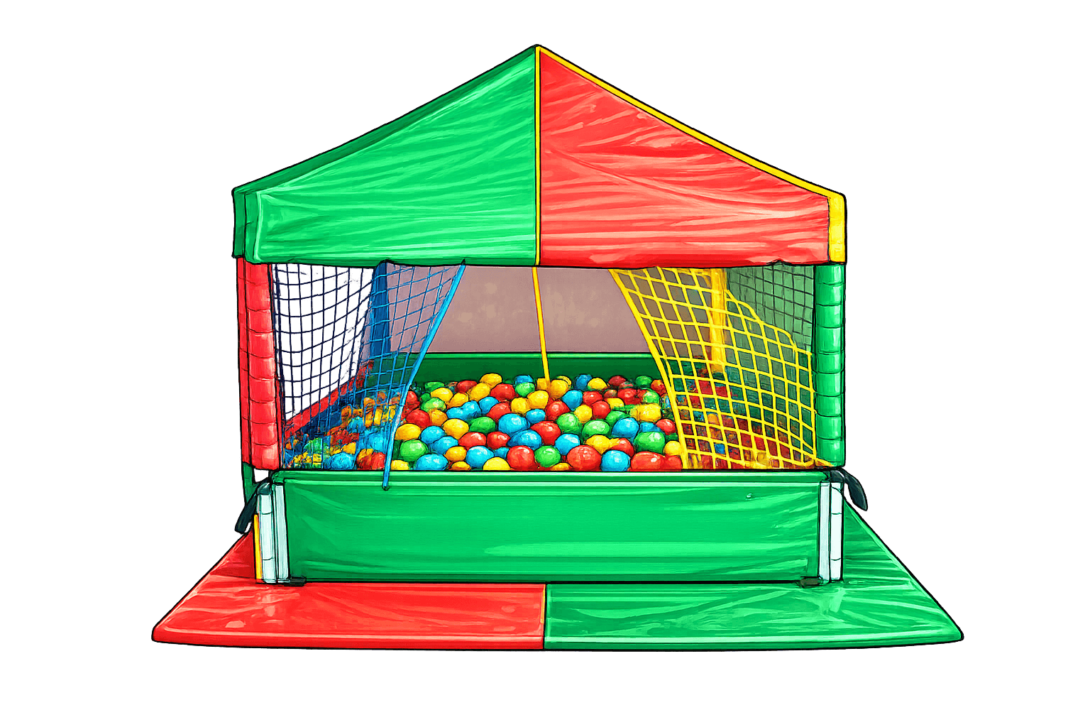 Piscina de bolinhas disponível para aluguel em São Paulo Jundiaí, Campinas e região